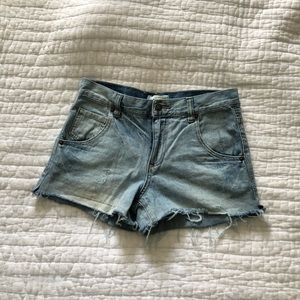Forever 21 high waisted jean shorts